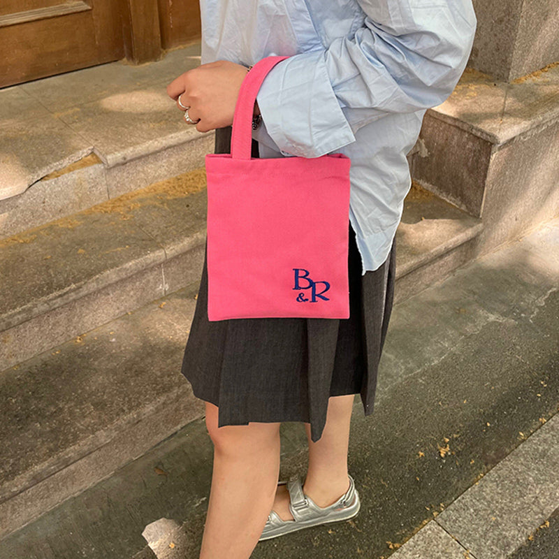 2design pink canvas mini bag