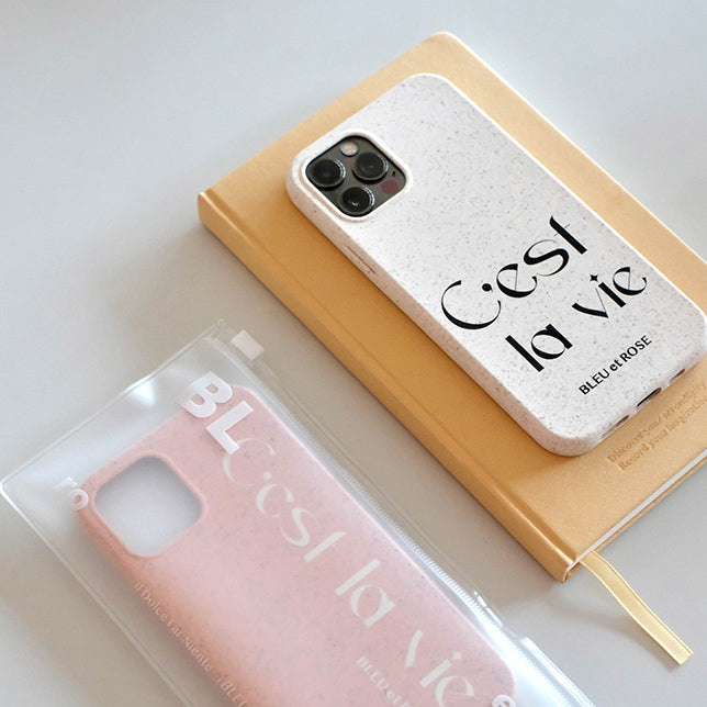2color stone logo iPhone case