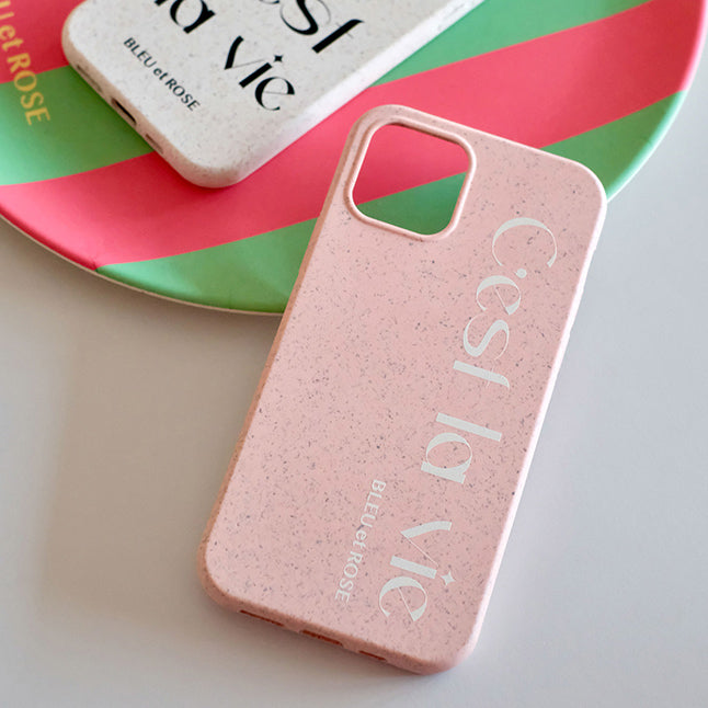 2color stone logo iPhone case
