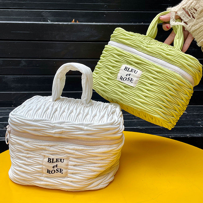 2color fine stitch pouch