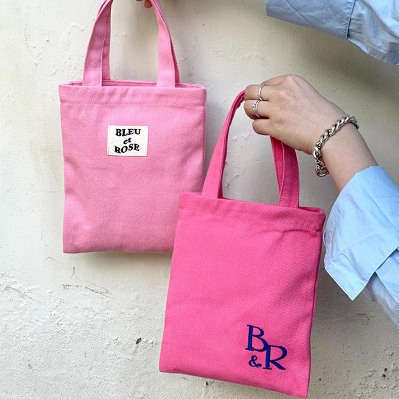 2design pink canvas mini bag
