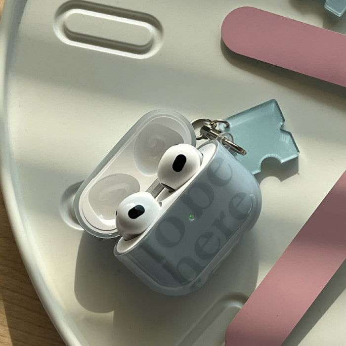 blue puzzle Airpods case