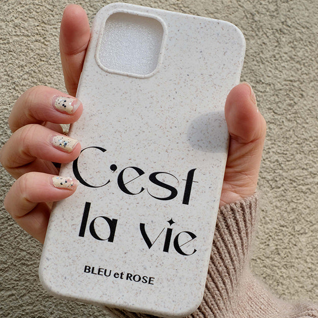 2color stone logo iPhone case