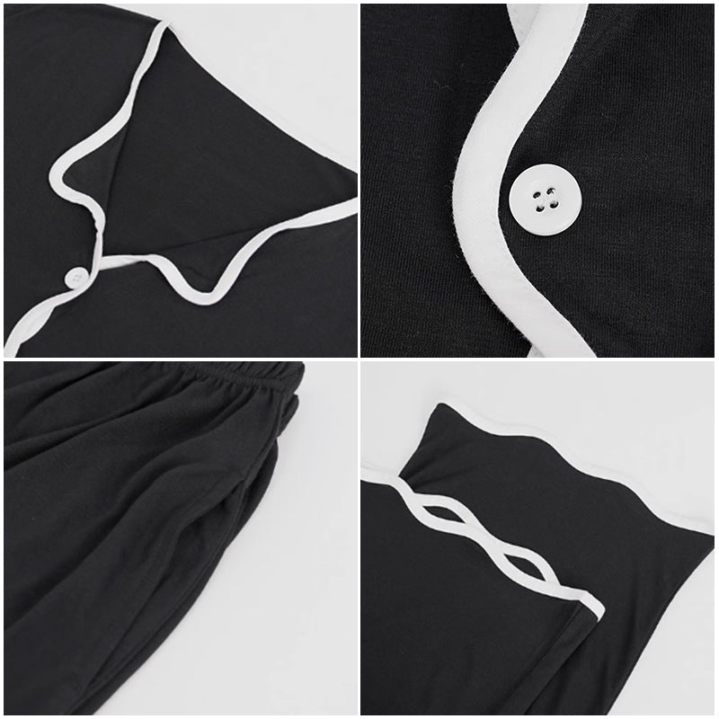 2color wave piping room wear