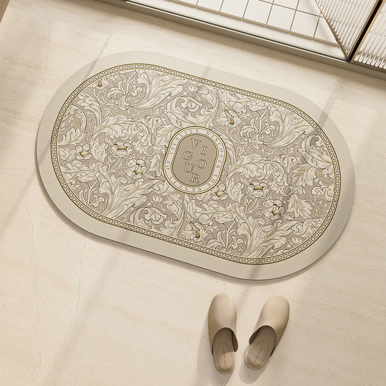 【即納】vigour luxury logo bath mat / 40×60cm