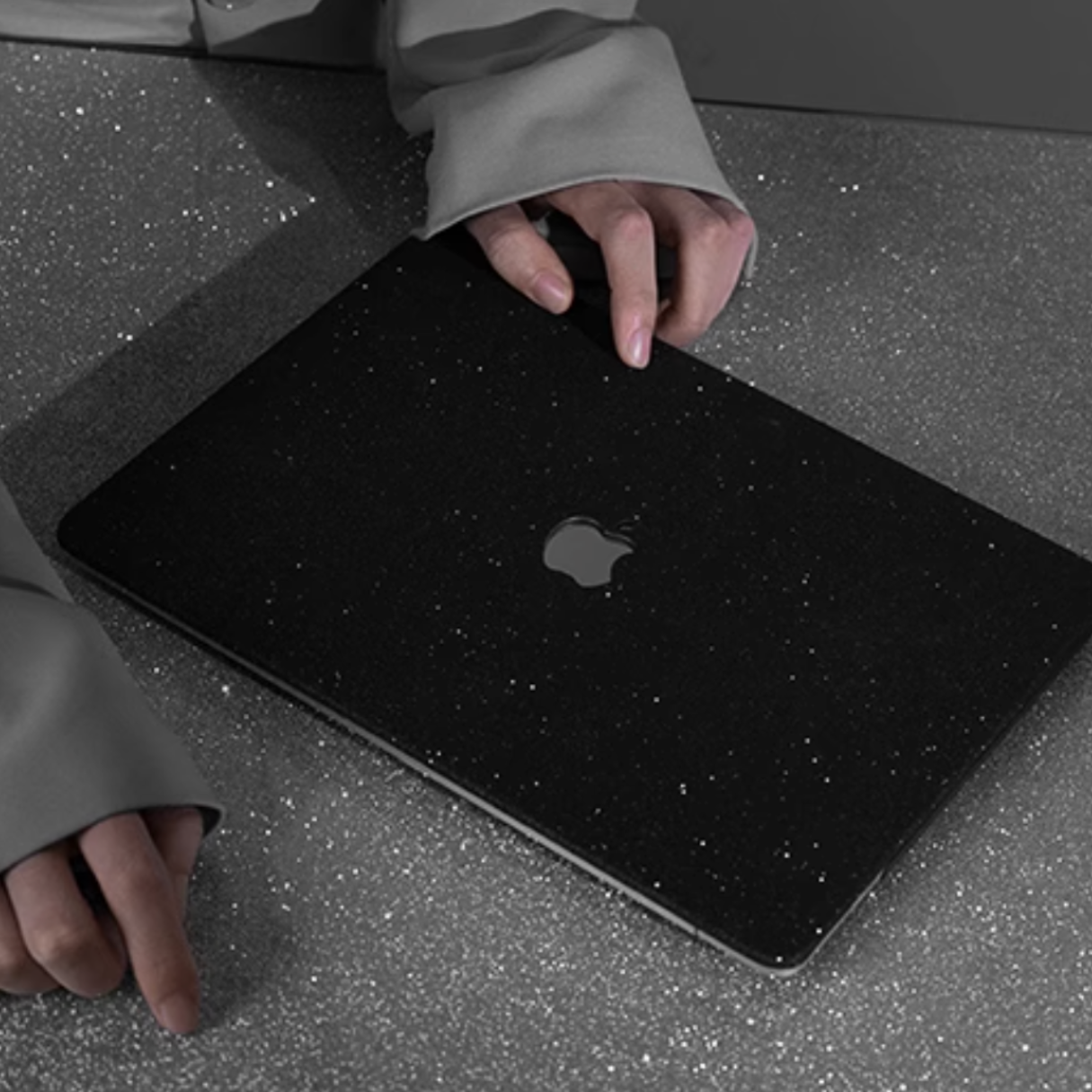 black galaxy mac book case
