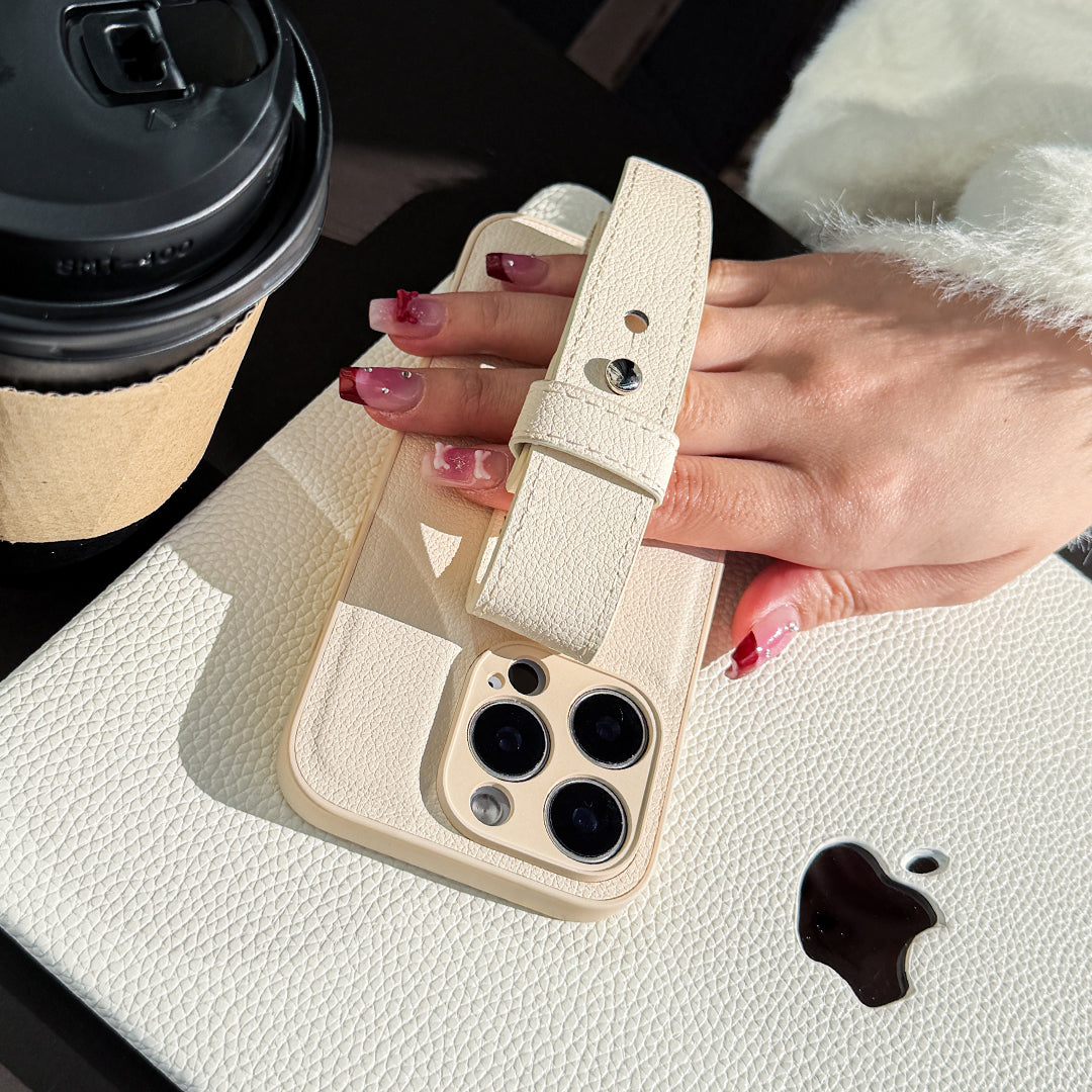 Classic Band Leather iphone Case