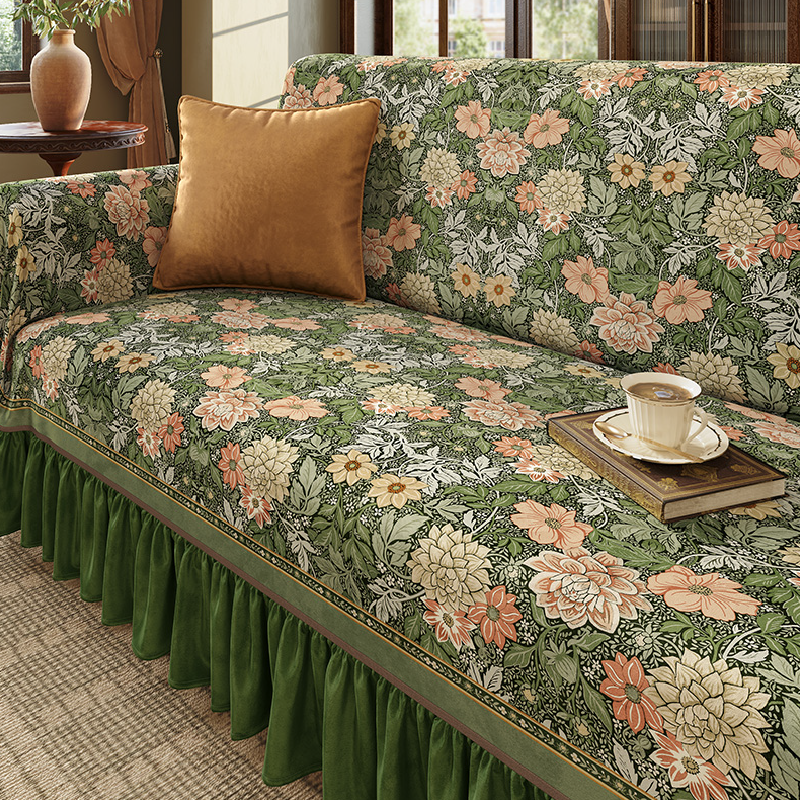 8design ethnic gorgeous flower sofa cover