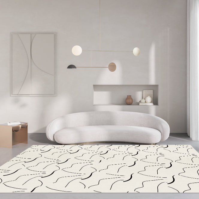 【即納】11design geometric pattern square carpet / 140×200cm , C