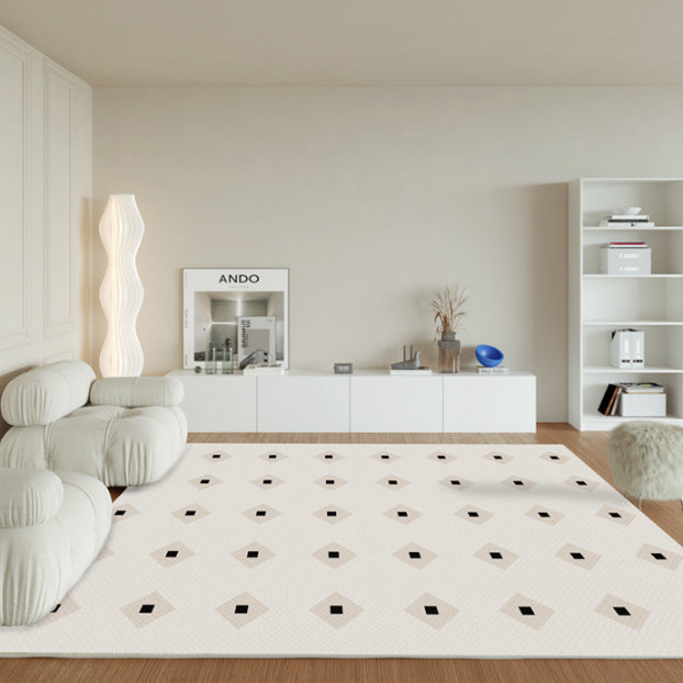【即納】11design geometric pattern square carpet / 140×200cm , C