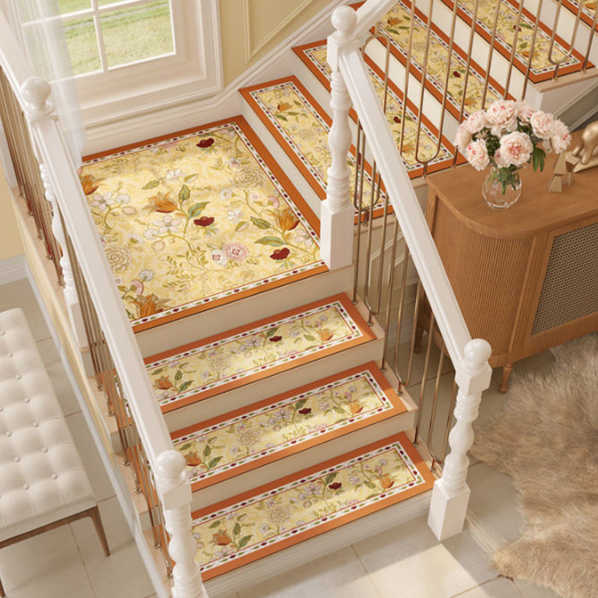 4design ethnic flower step mat