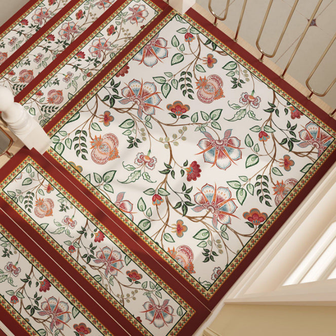 4design ethnic flower step mat