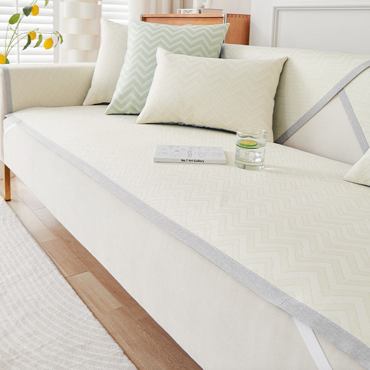 3color wavy line cool sofa cover
