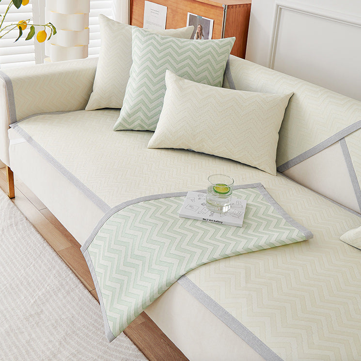 3color wavy line cool cushion