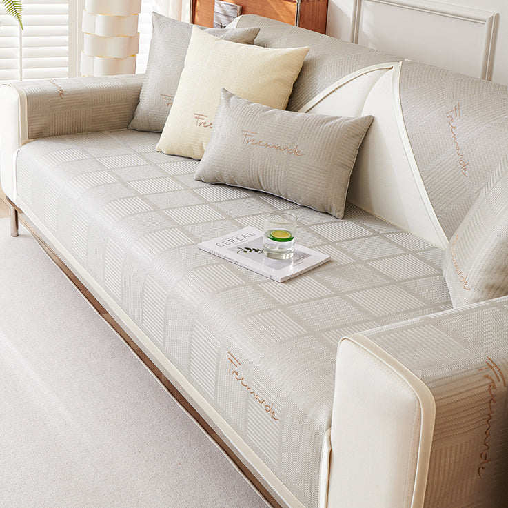 3color block pattern cushion