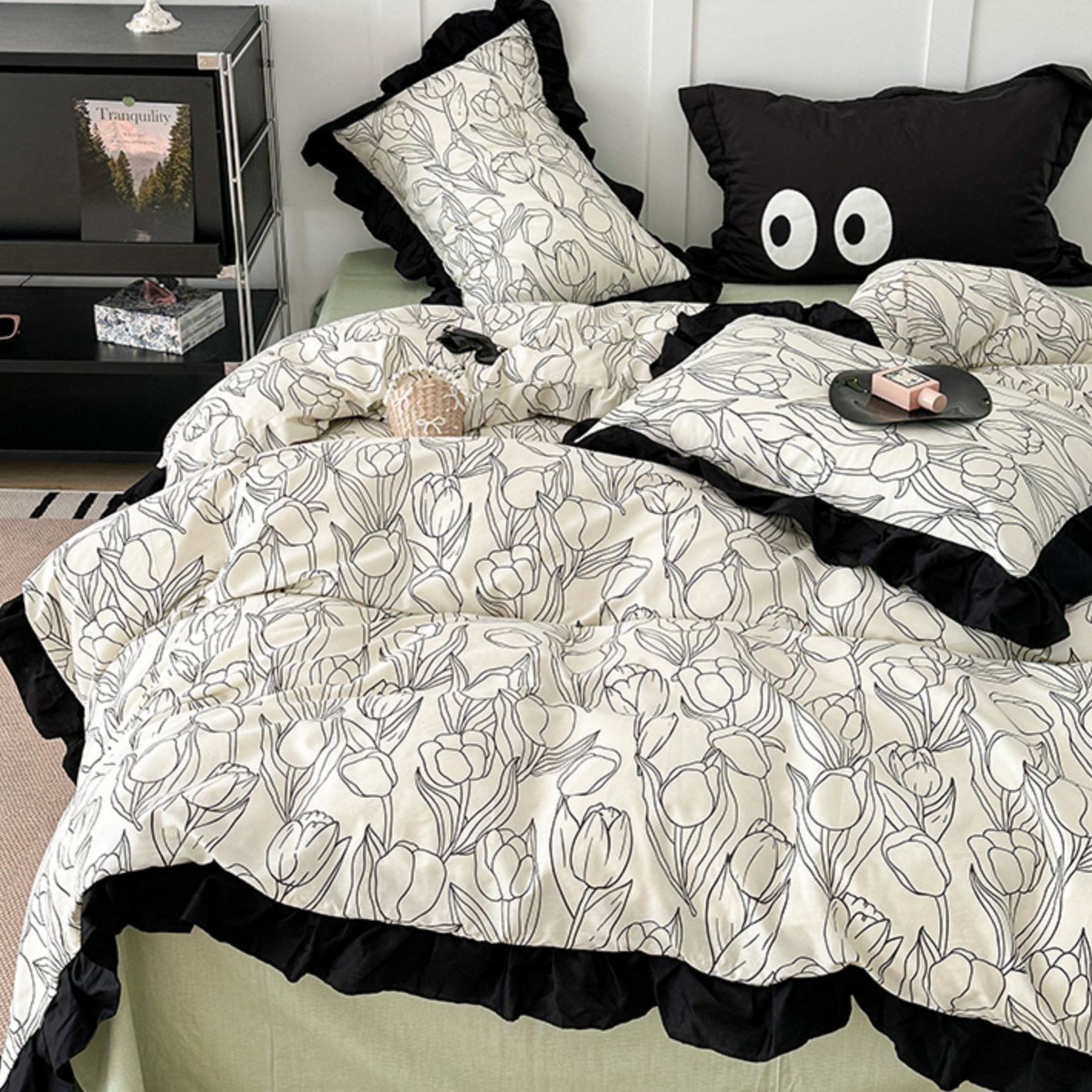 15design frill flower bedlinen set
