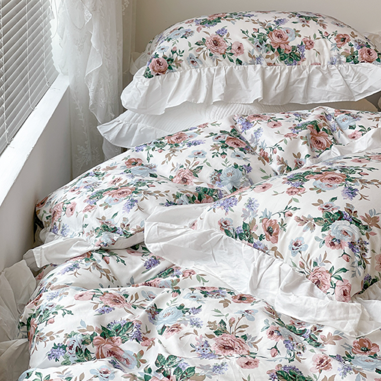 15design frill flower bedlinen set
