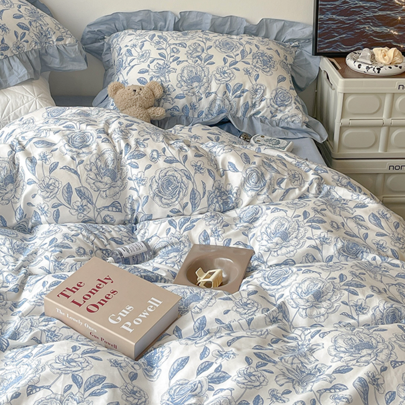 15design frill flower bedlinen set