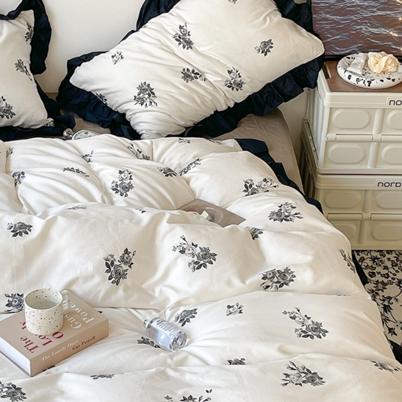 15design frill flower bedlinen set