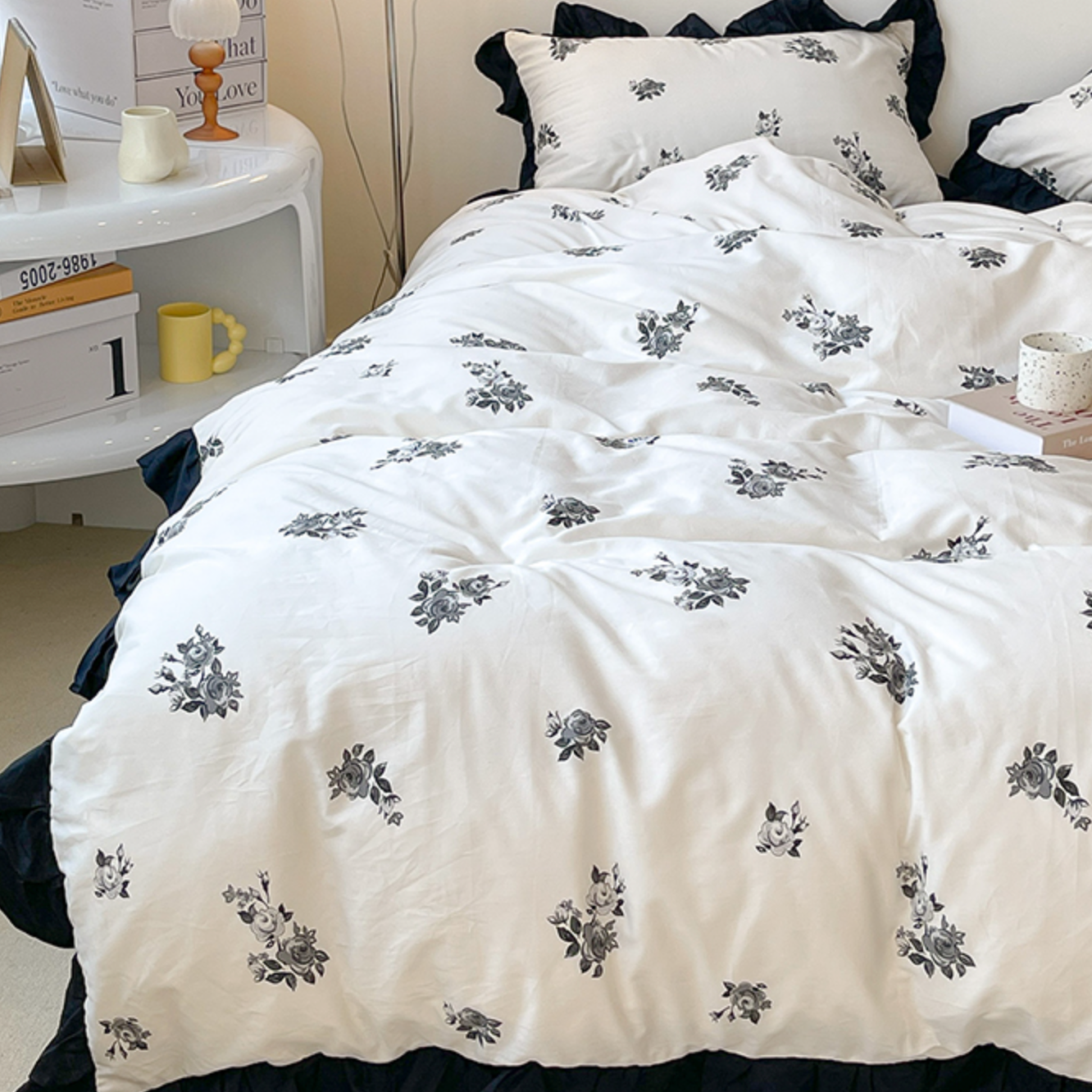 15design frill flower bedlinen set