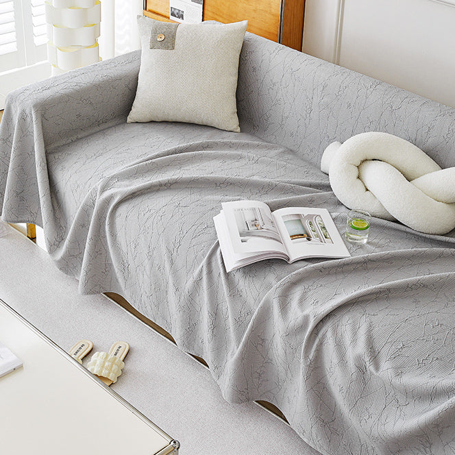 3color emboss flower sofa cover