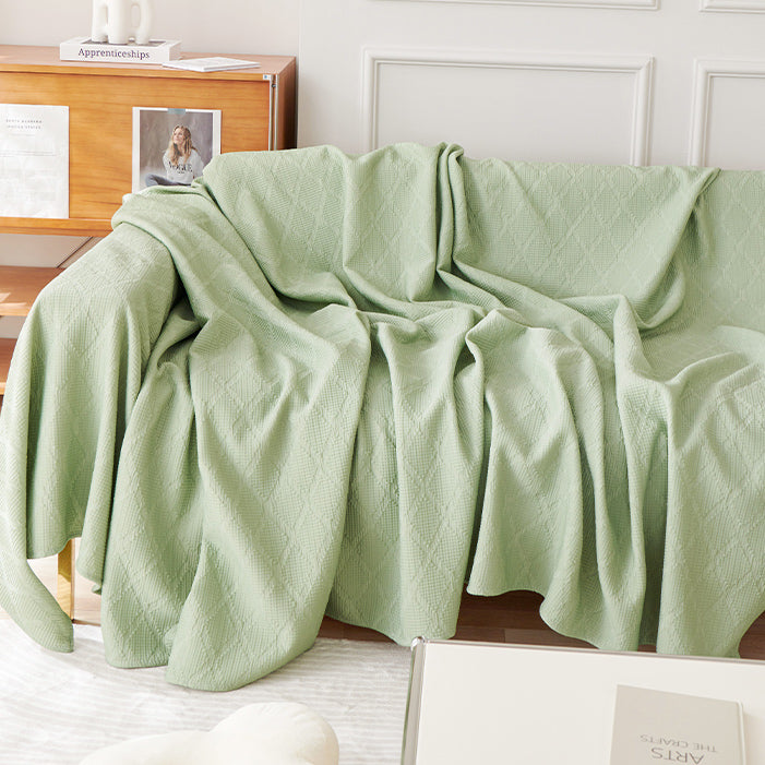 3color emboss flower sofa cover