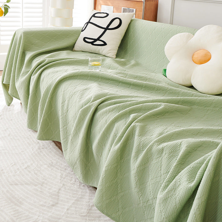 3color emboss flower sofa cover