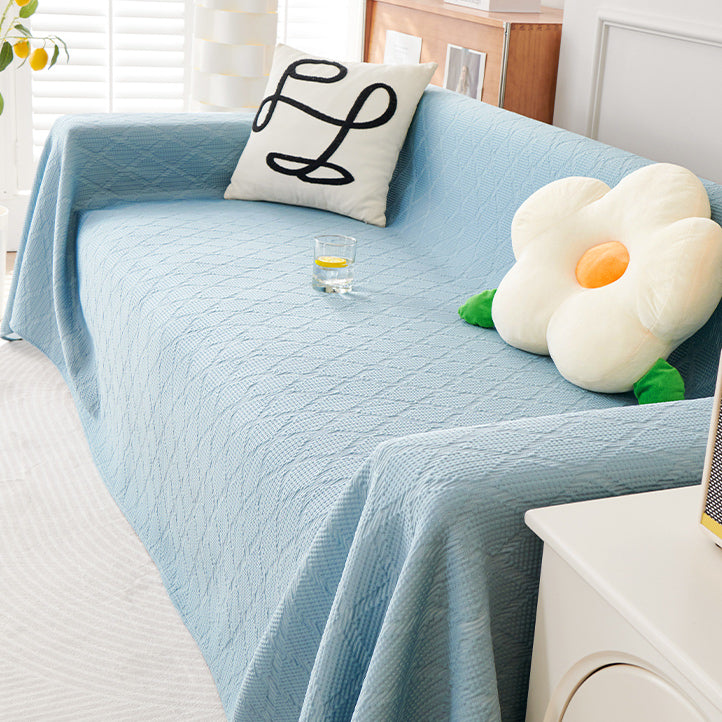 3color emboss flower sofa cover