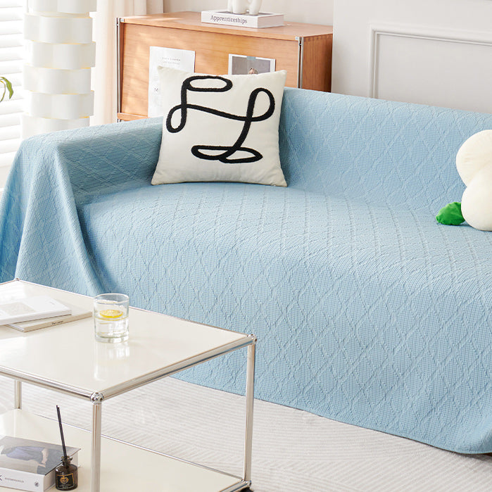 3color emboss flower sofa cover