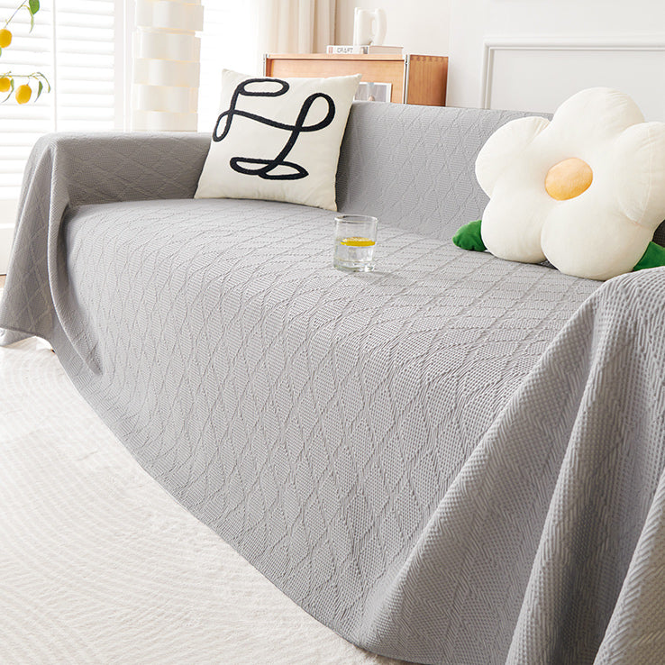 3color emboss flower sofa cover