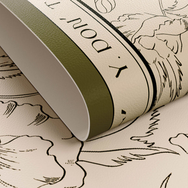 holiday green simple shelf mat