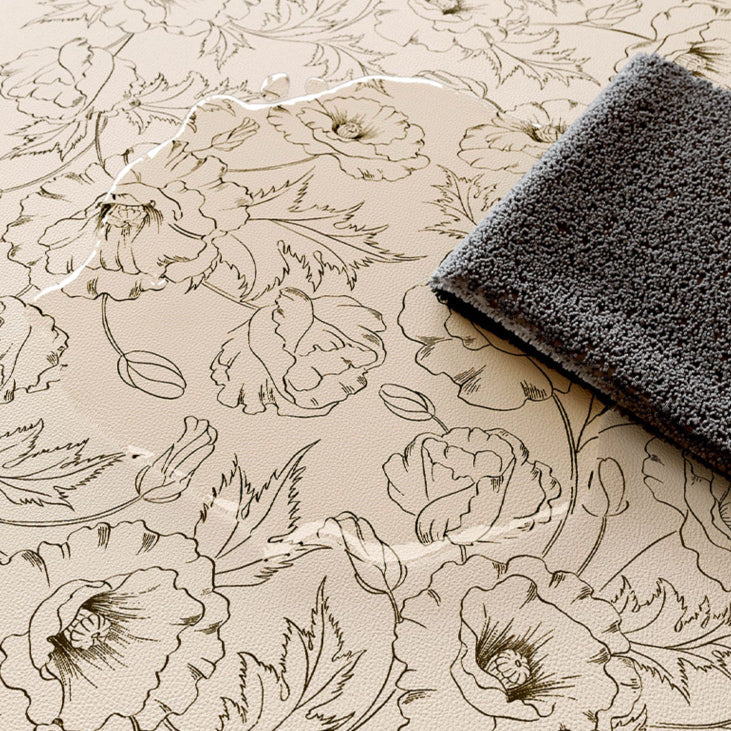 holiday green simple mini shelf mat