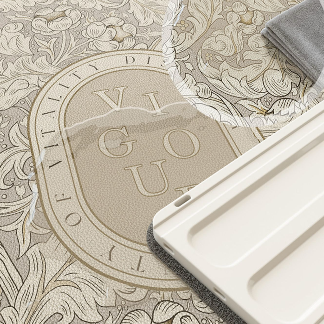 vigour luxury logo door mat