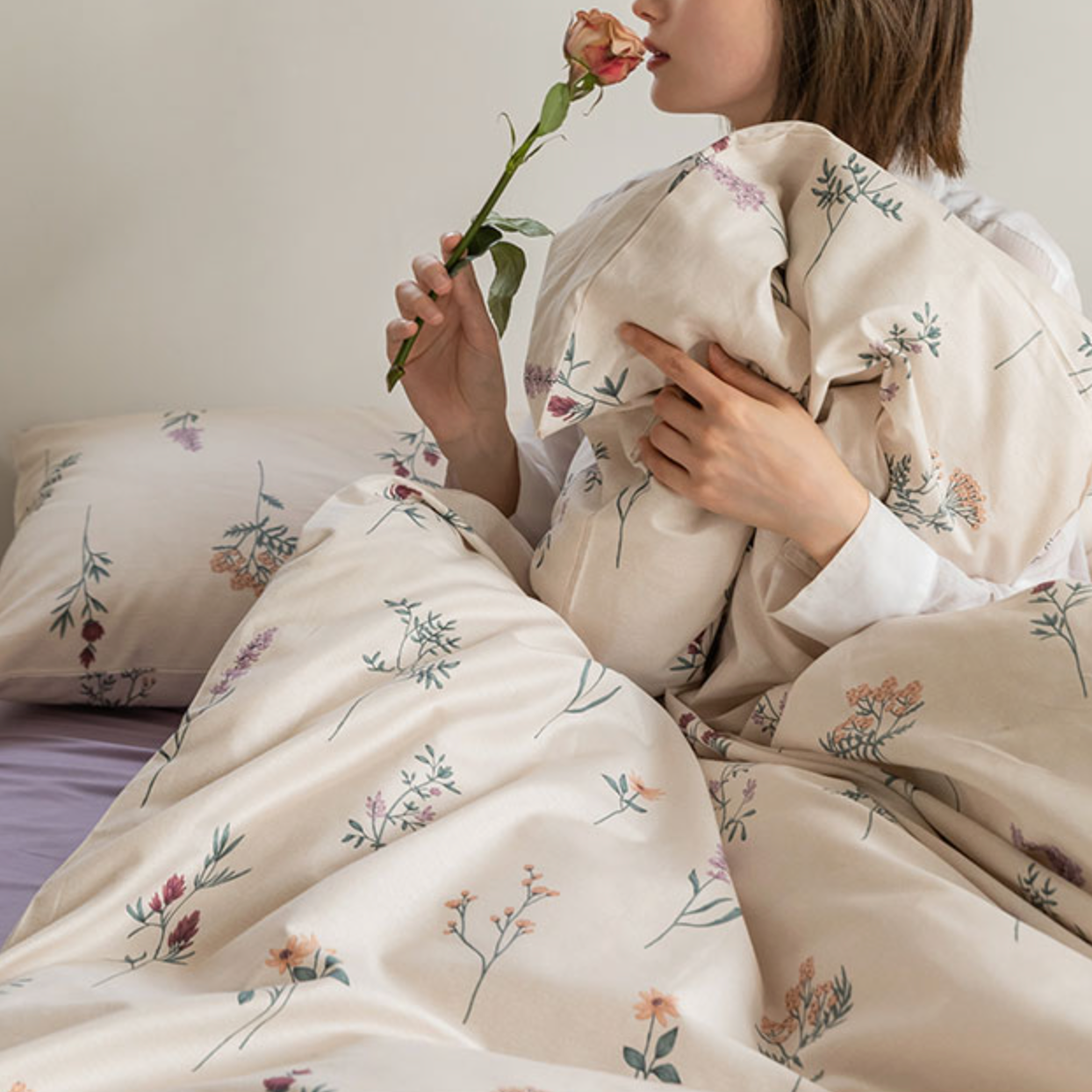 【ベストセラー】lavender bedlinen set
