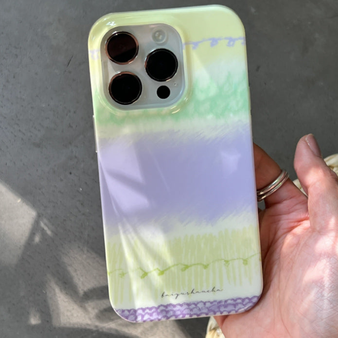 gradation graffiti iphone case