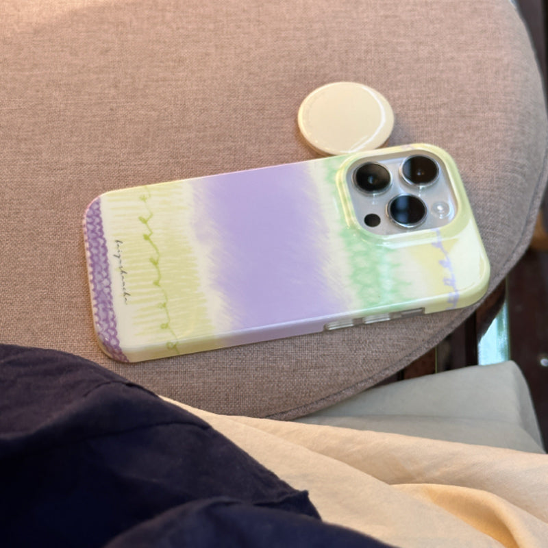 gradation graffiti iphone case