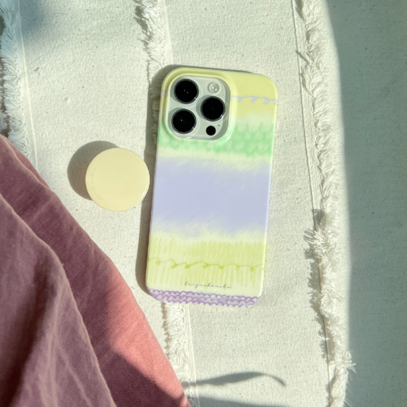 gradation graffiti iphone case