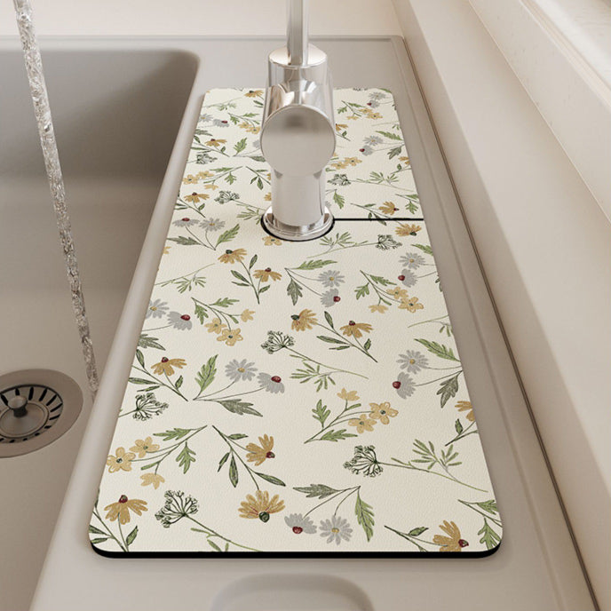 4design floral drainage mat