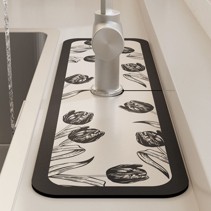 4design floral drainage mat