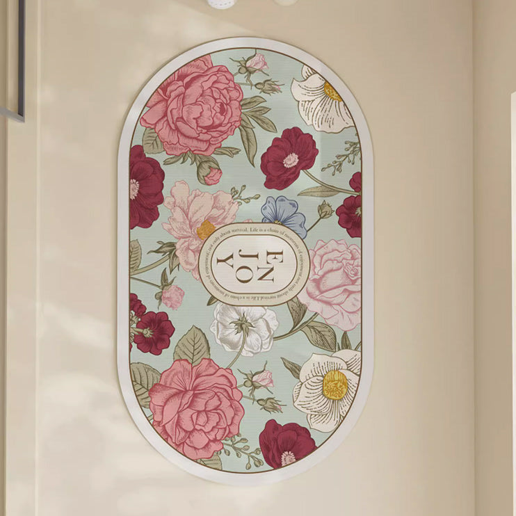 4design English garden bath mat