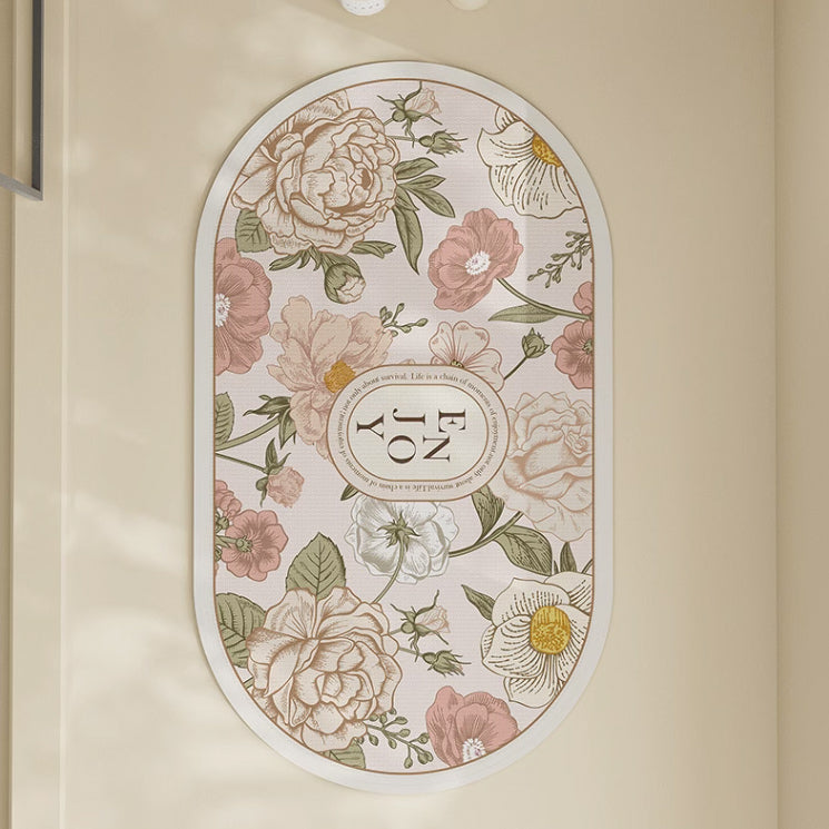 4design English garden bath mat