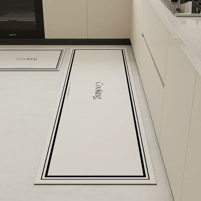 3color cooking logo kitchen mat
