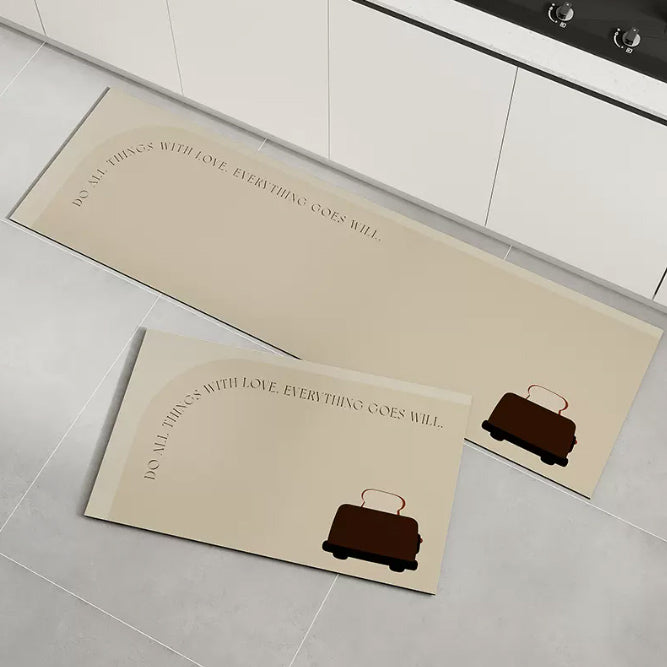 3design cooking mark kitchen mat