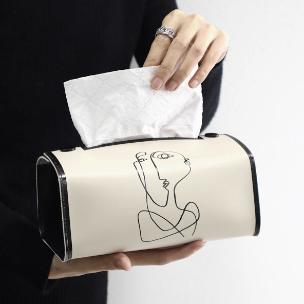 7design monotone leather tissue case