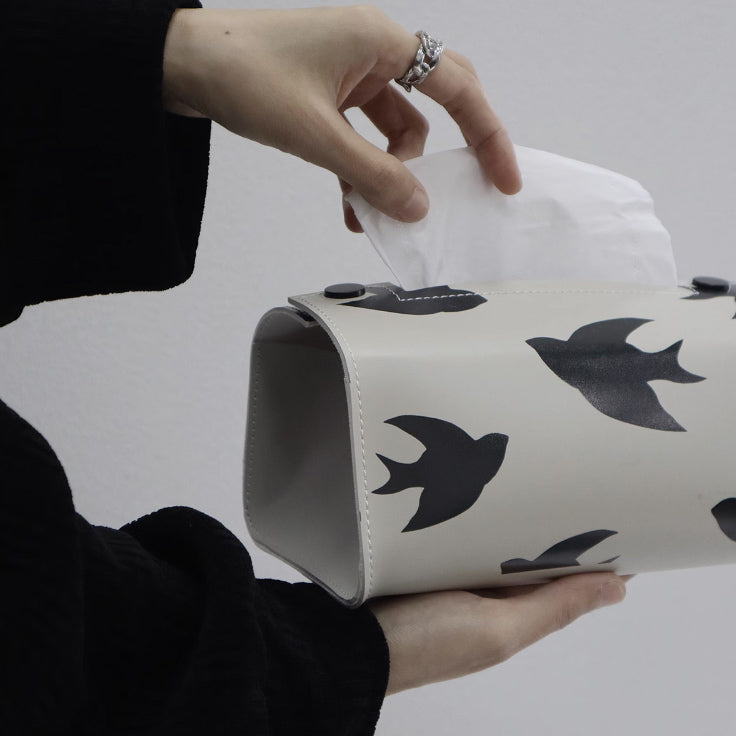7design monotone leather tissue case