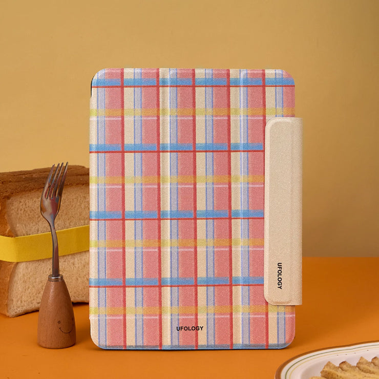 girly check iPad case