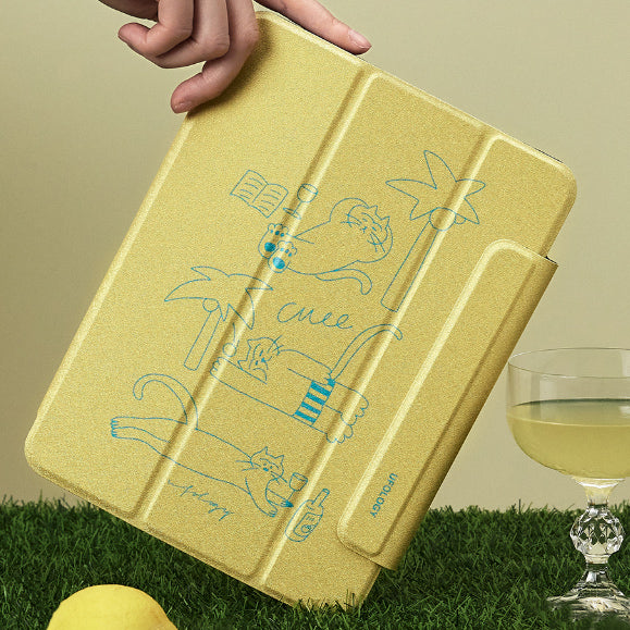 summer cat iPad case
