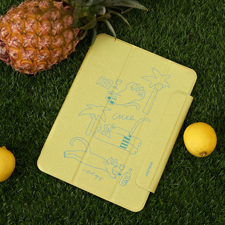 summer cat iPad case