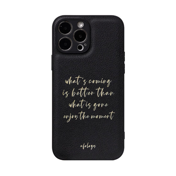 black logo iPhone case