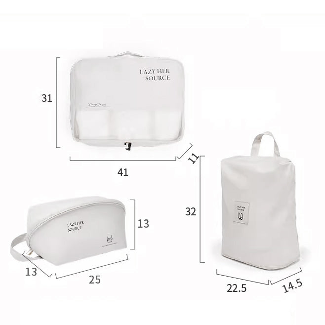 3color suitcase inner pouch